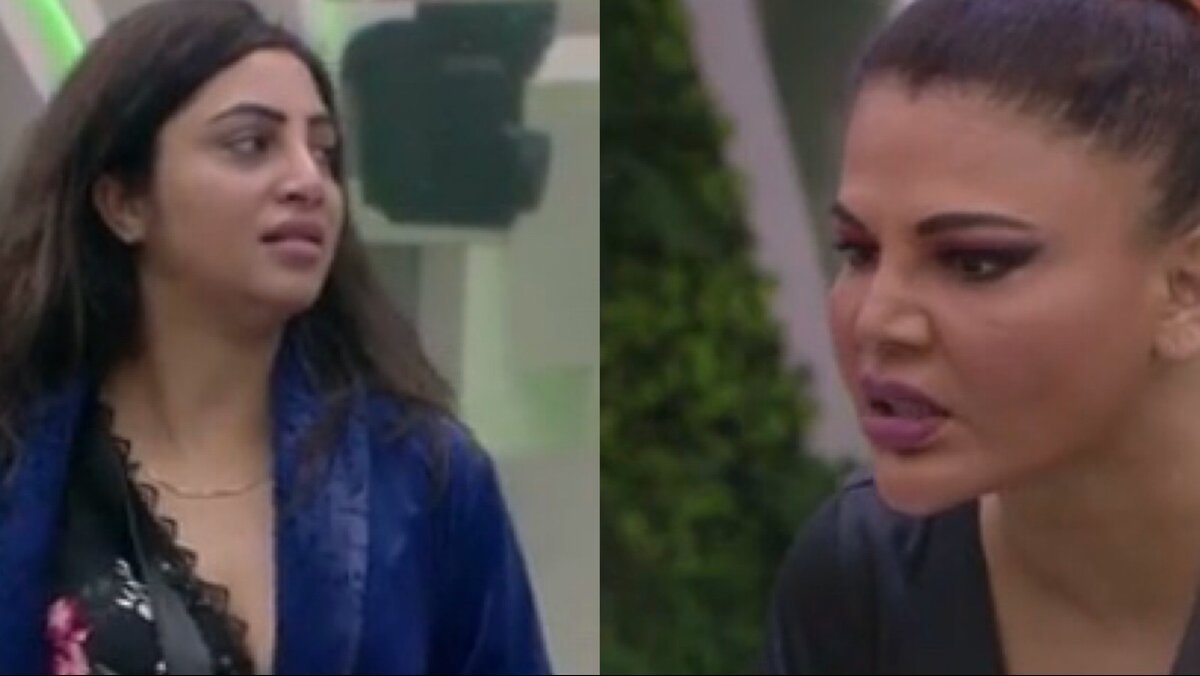 Bigg Boss 14: Arshi Khan takes a dig at Rakhi Sawant snoring at night; latter asks ‘Tera dhyan raat mein mujhpe kyu tha?’