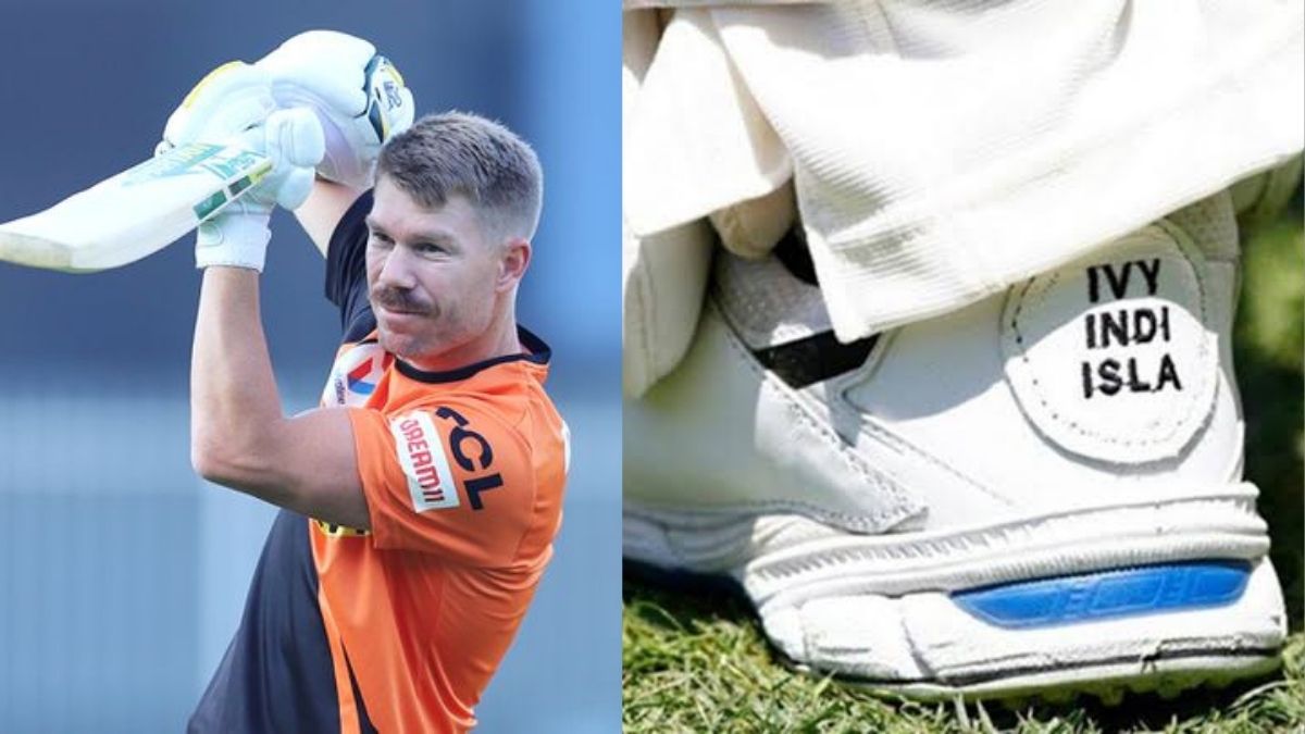 IPL 2021: David Warner wear shoes with his daughters names on it