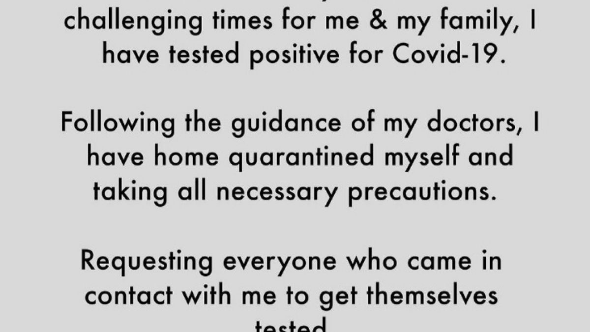 Hina Khan tests positive for COVID-19