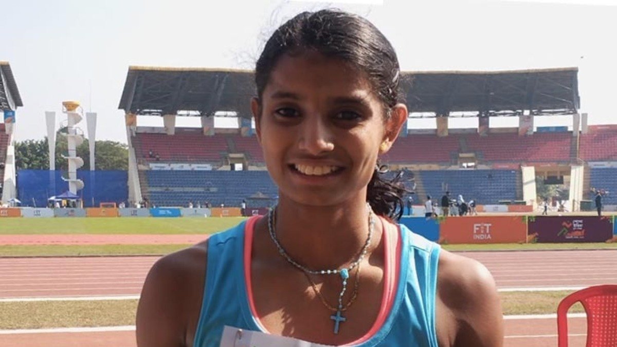 Ancy Sojan wins top spot in the women’s long jump at the Indian Open