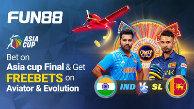 Fun88 Special Promotion for Asia Cup India vs Sri Lanka Final Match