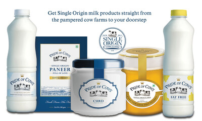 Single origin milk product from Pride Of Cows premium dairy brand