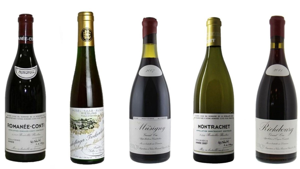 All about wine: Top 3 most expensive wine in the world