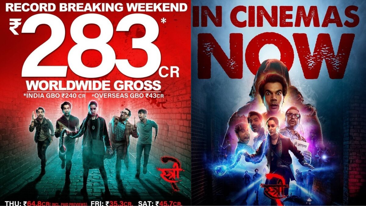 Rajkummar Rao and Shraddha Kapoor’s Horror comedy Stree 2 enters 200 crore film club