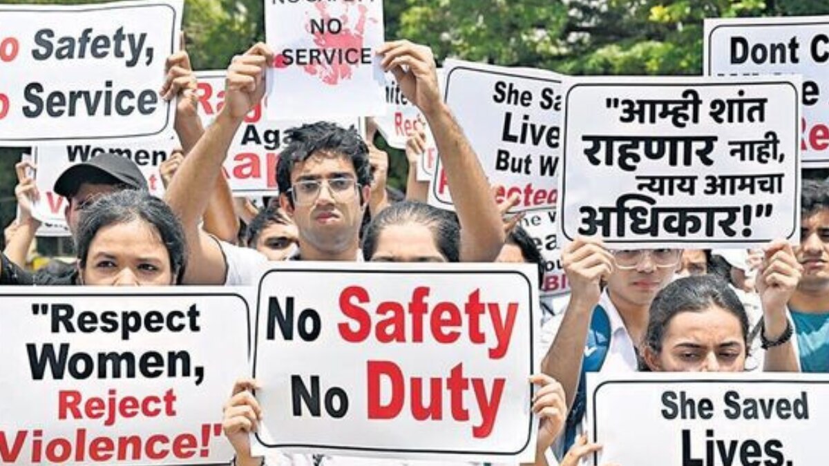 RG Kar Case: Junior doctors protests demanding resignation of Police Commissioner Vineet Goyal