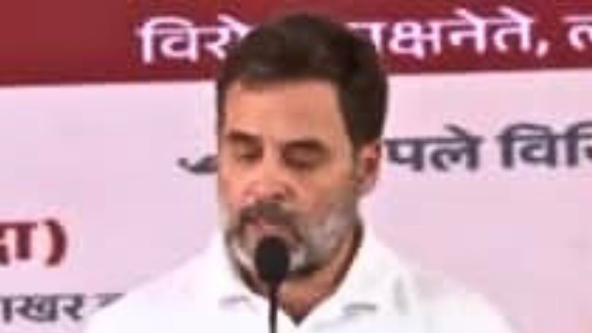 Rahul Gandhi Criticizes Prime Minister Narendra Modi over the Apology for collapse of Chhattrapati Shivaji’s 35-foot statue