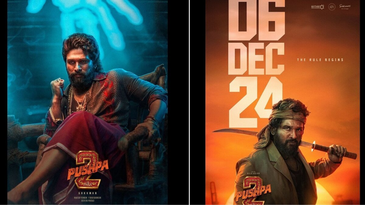Allu Arjun Stuns Fans with New ‘Pushpa 2: The Rule’ Poster Ahead of Release