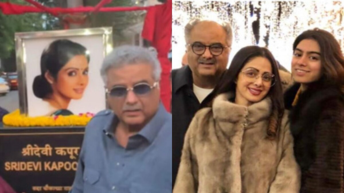 Boney Kapoor and Khushi Kapoor Inaugurate ‘Sridevi Chowk’ in Mumbai to Honor the Legendary Actress Sridevi