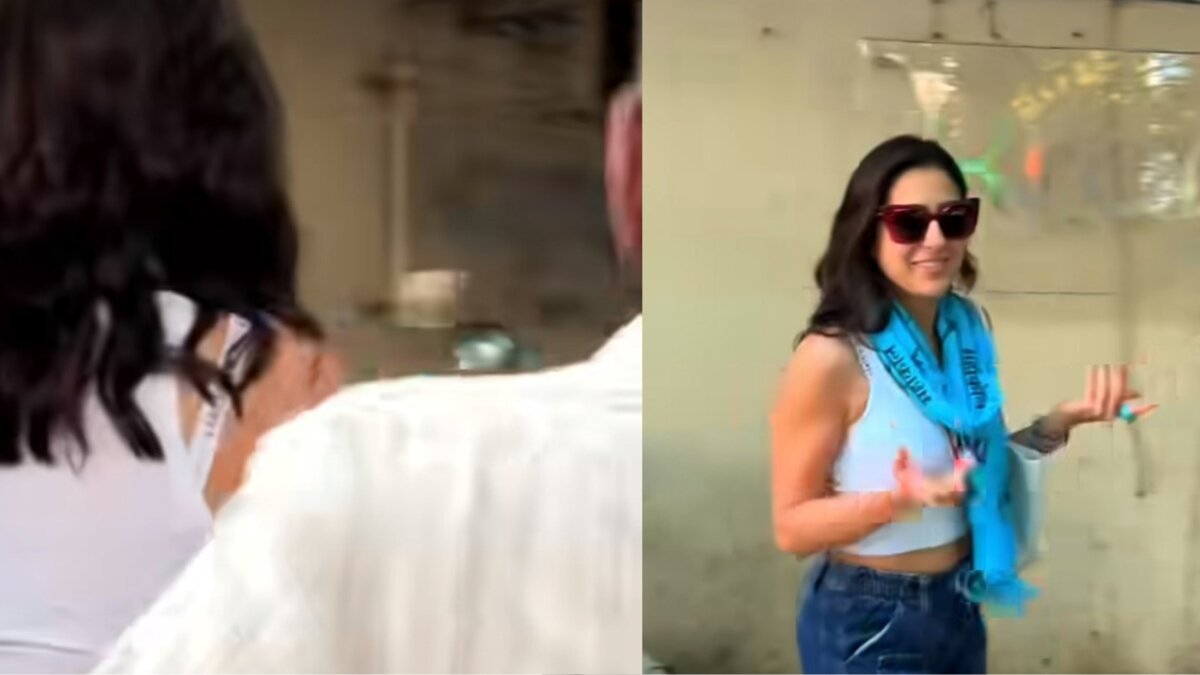 Elderly Man Wins Hearts by Protecting Sara Ali Khan from Paparazzi