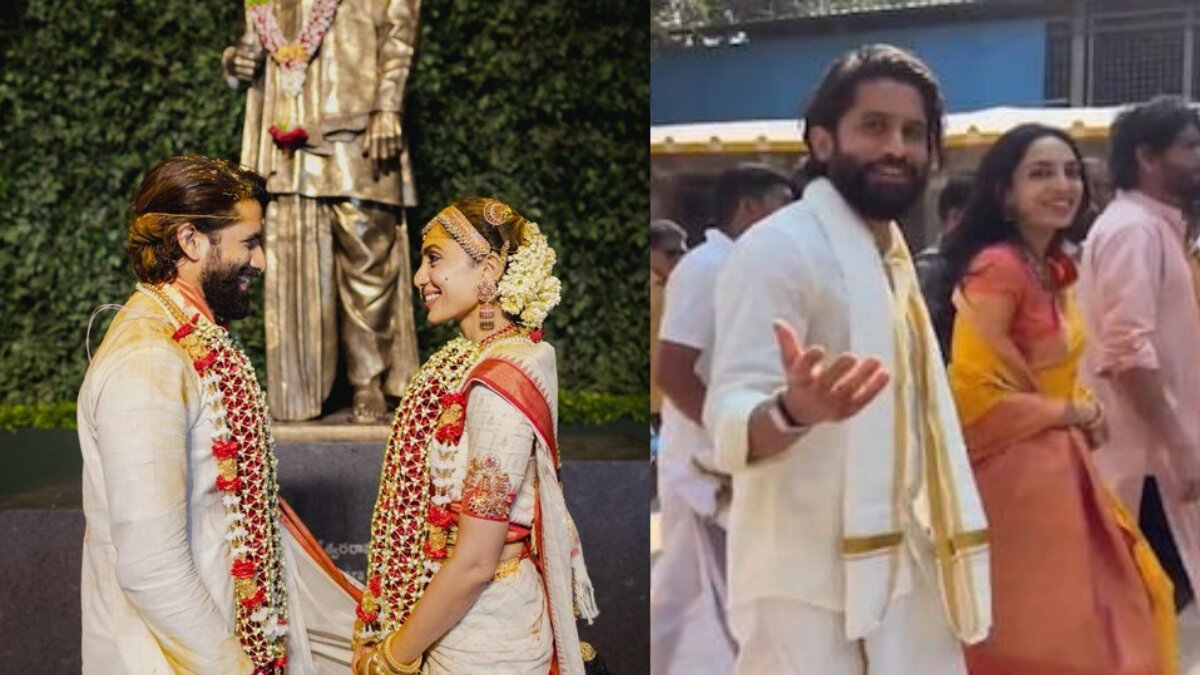 Sobhita Dhulipala and Naga Chaitanya Seek Blessings at Srisailam Temple Post-Wedding