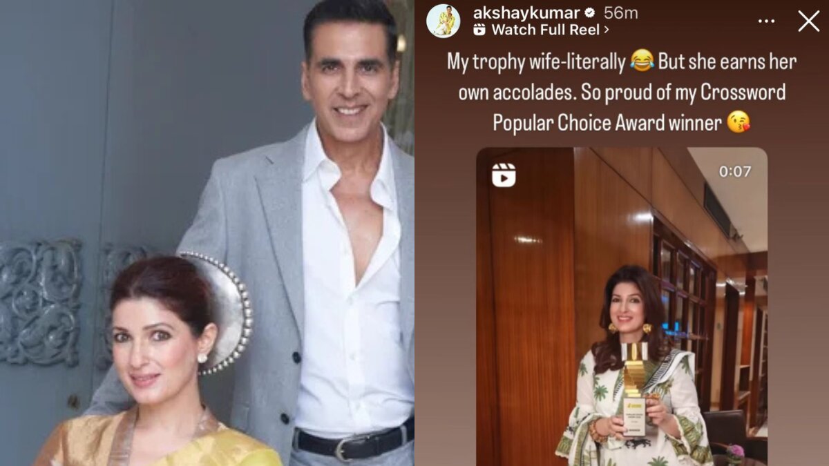 Akshay Kumar Praises Wife Twinkle Khanna After Her Big Win