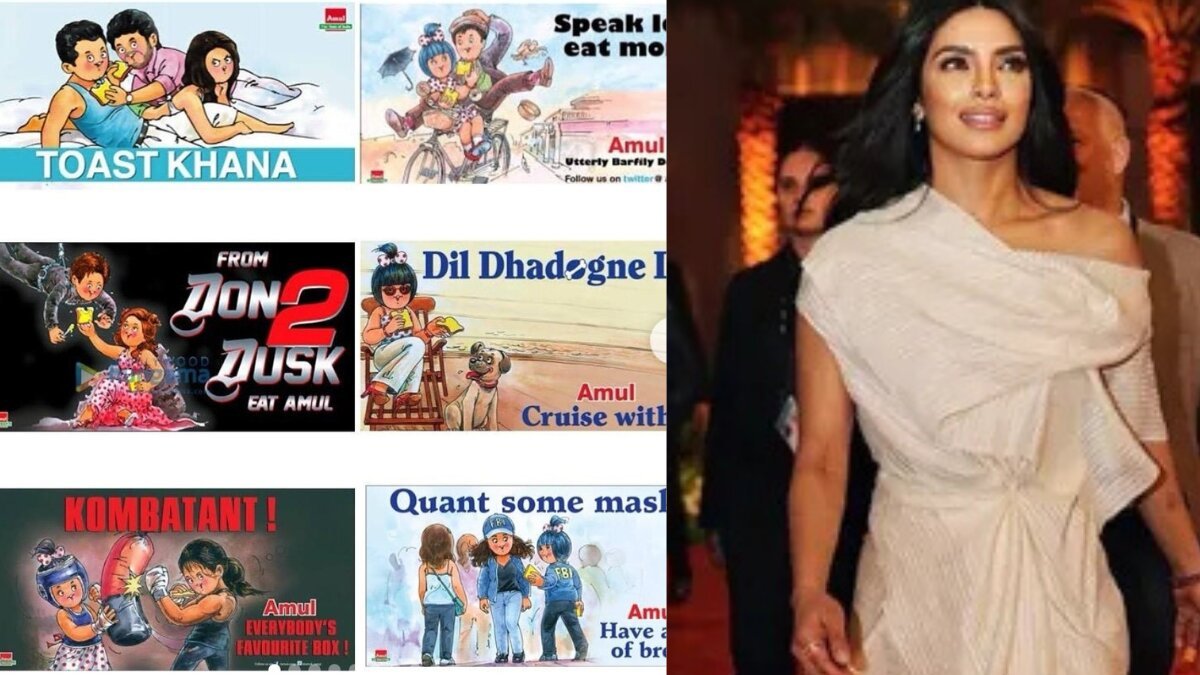 Priyanka Chopra Reflects on Career Milestones Through Amul’s Creative Ads