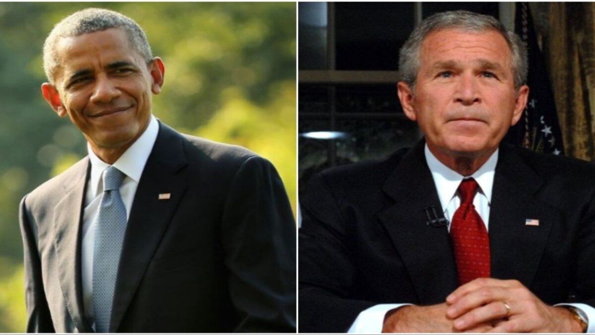 A viral video shows Barack Obama responding “Nope” after a staffer asks George W. Bush if he plans to ‘behave’ at Donald Trump’s inauguration