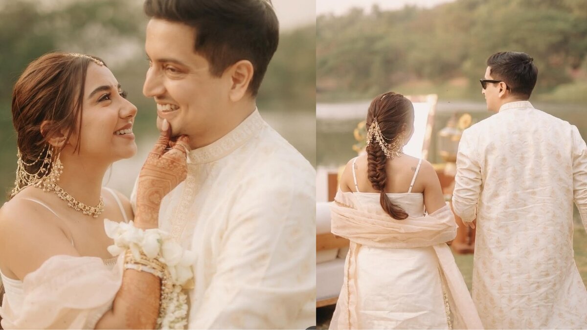 Mismatched Star Prajakta Koli Shares Joyful Moments from Her White Themed Haldi