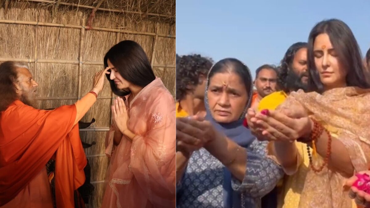 Katrina Kaif Visits Maha Kumbh Mela with Mother-in-Law Veena Kaushal