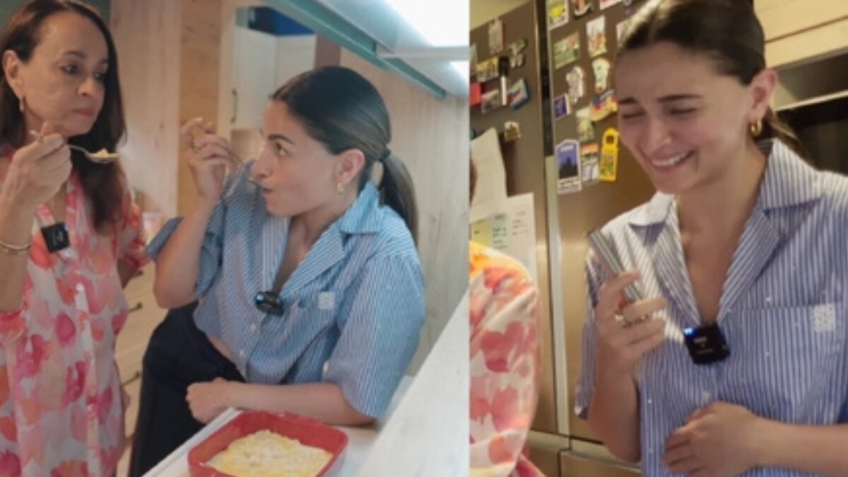 Alia Bhatt Reminds Soni Razdan of Little Raha in Heartwarming Kitchen Moment