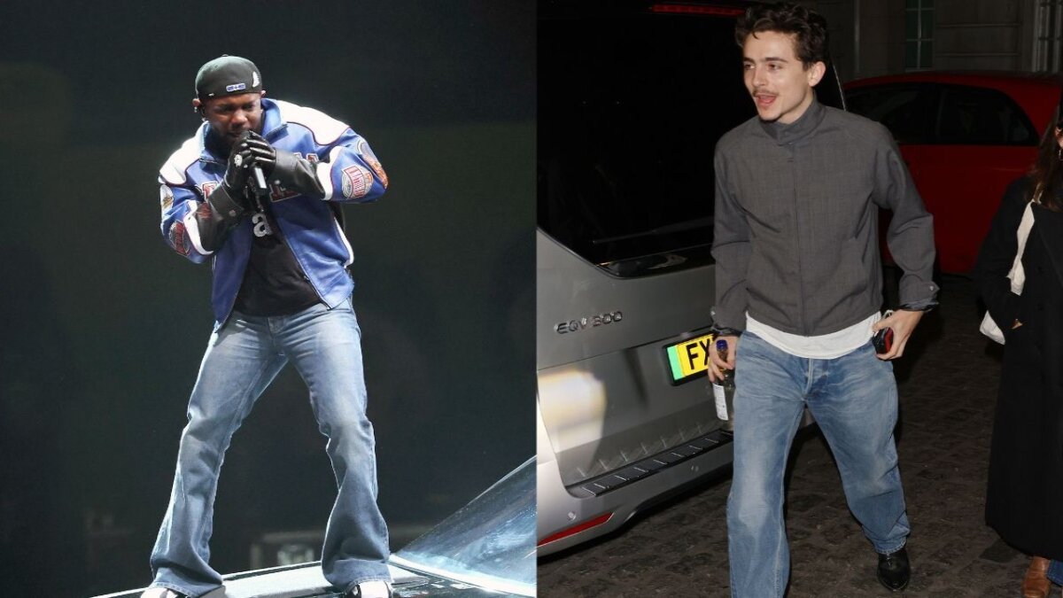 Kendrick Lamar’s Iconic Super Bowl Halftime Pants Were Meant For Timothée Chalamet?