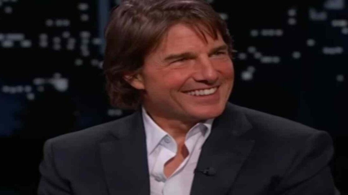Tom Cruise looks back at a stunt he did in the upcoming Mission: Impossible
