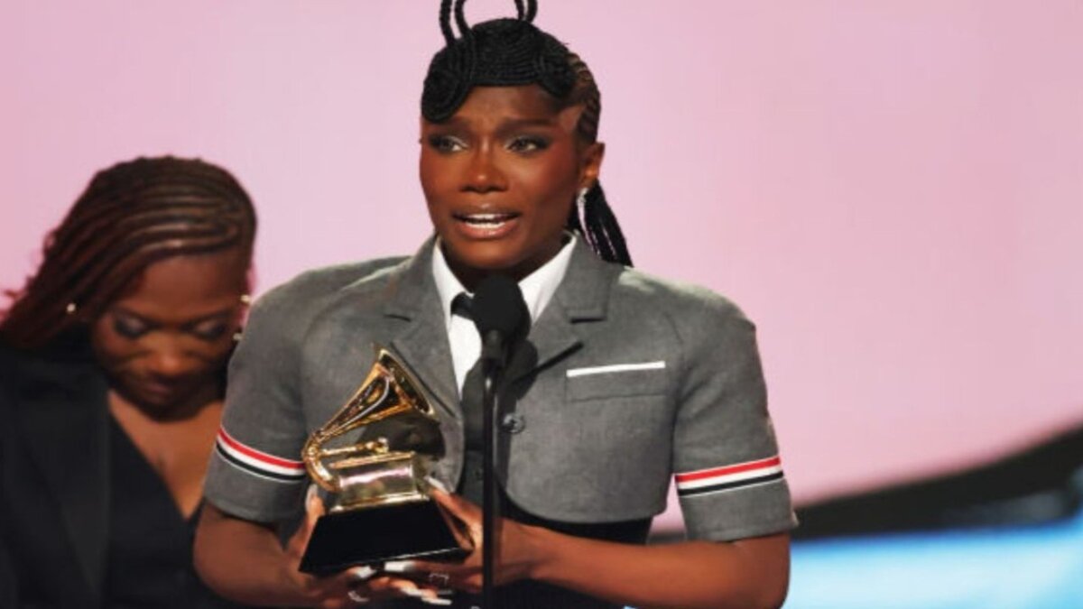 Doechii sporting a face tape at the 2025 Grammys sparked conversations online