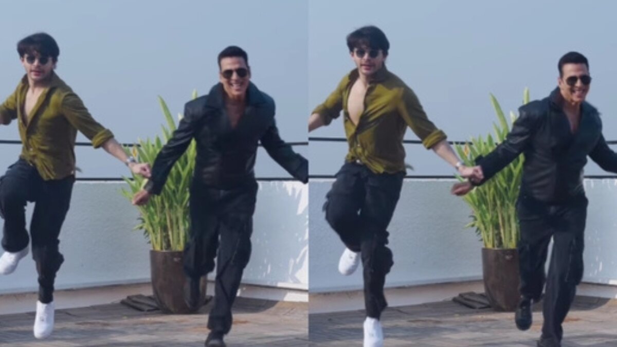 Veer Pahariya and Akshay Kumar Recreate Viral ‘Langdi’ Step to Promote Sky Force OTT Release