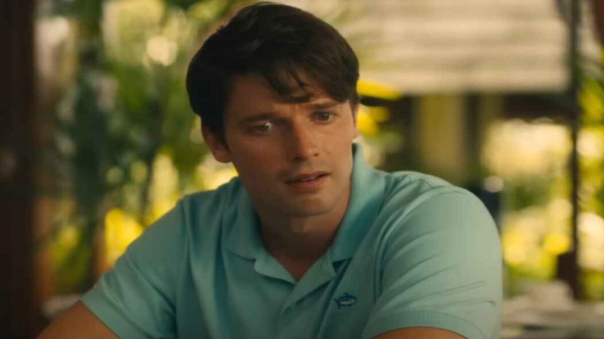 Patrick Schwarzenegger tears up in a new video as he learns he got the part in The White Lotus Season 3