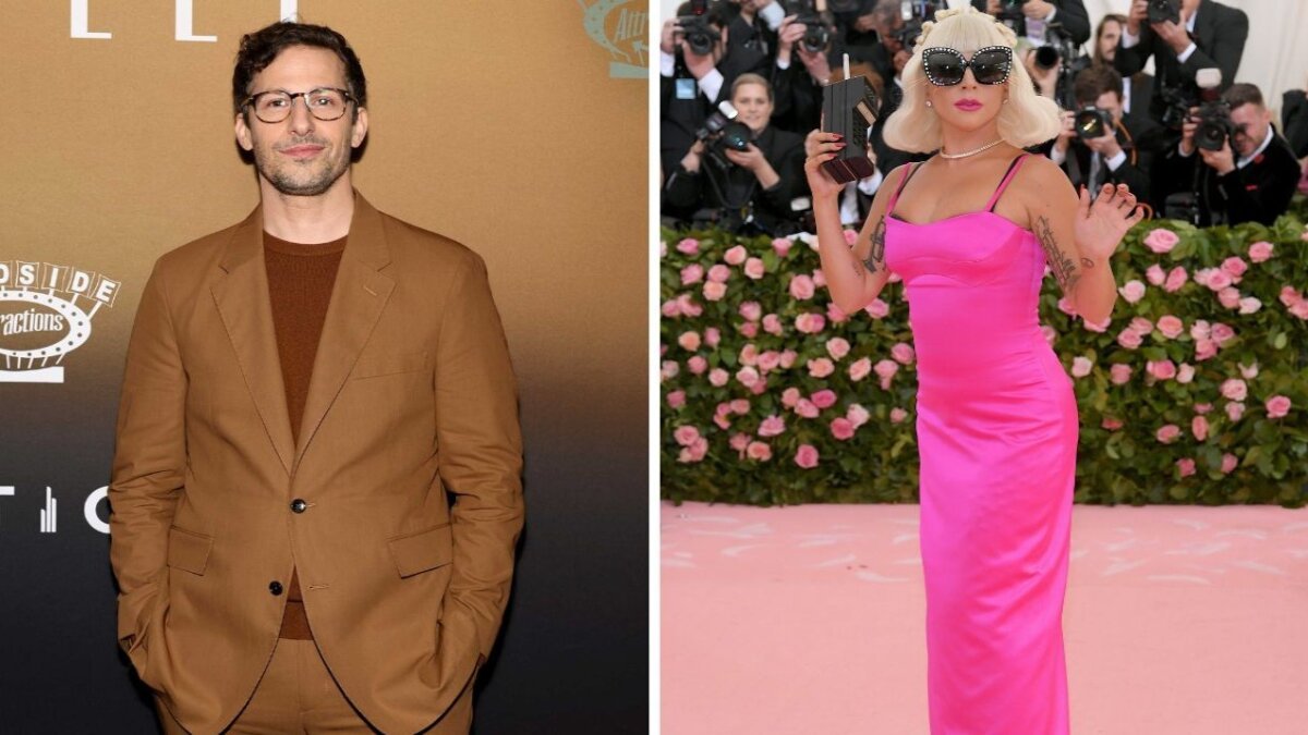 Lady Gaga was seen performing alongside Andy Samberg