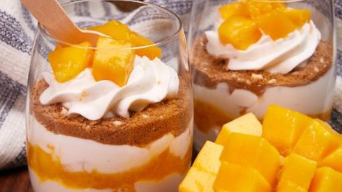How to make a mango float mocktail dessert at home in 5 simple steps