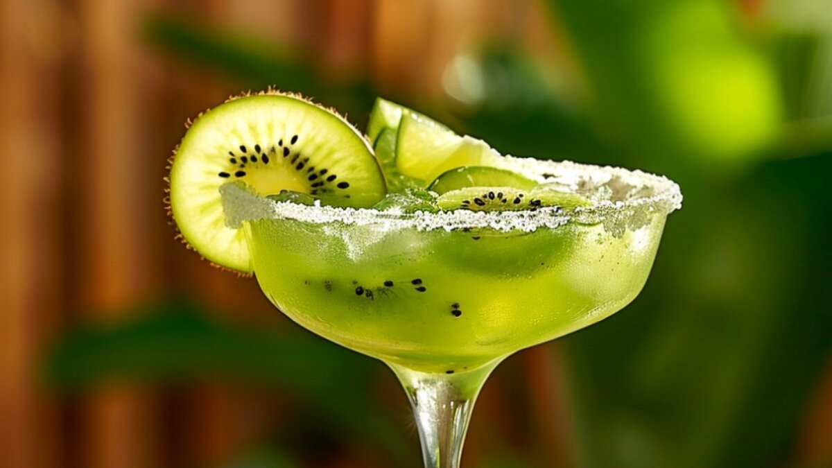 How to make a kiwi margarita cocktail in 5 easy steps