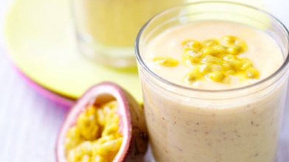 How to make coconut and passion fruit shake at home in 5 easy steps
