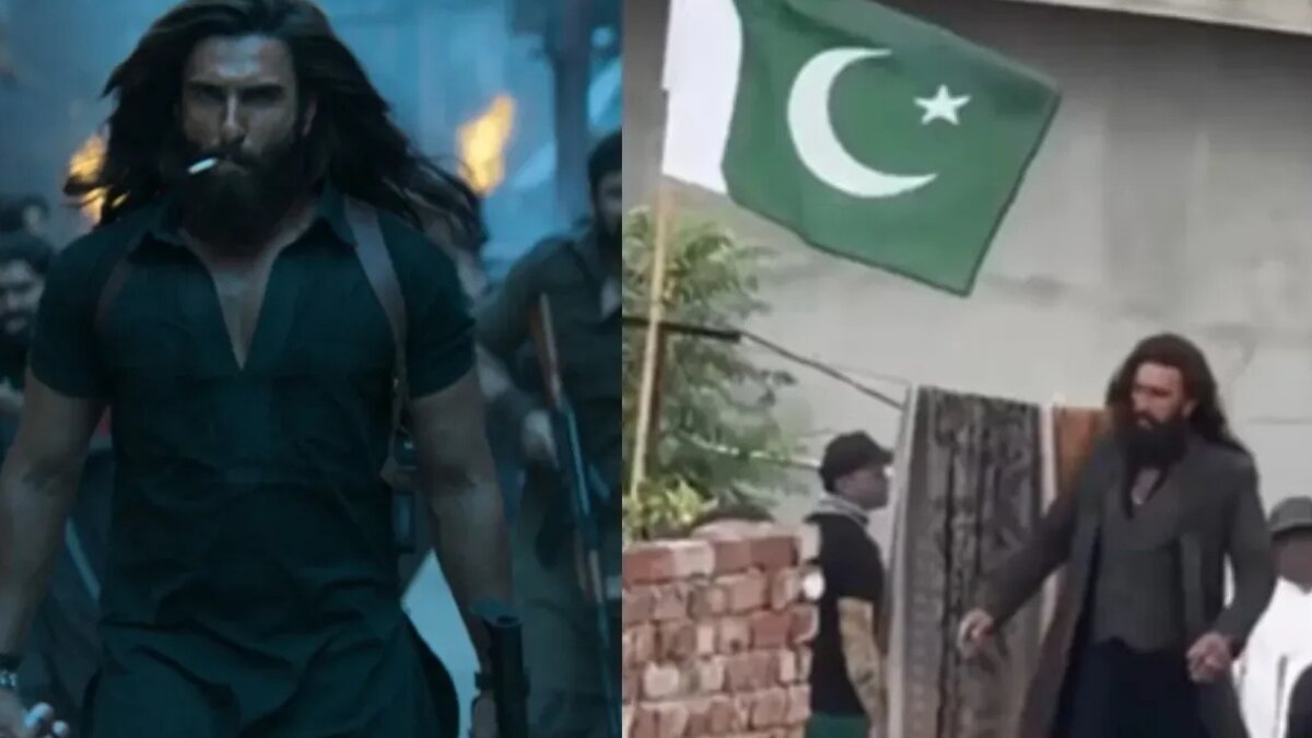 Ranveer Singh spotted shooting for Dhurandhar in Ludhiana; leaked video sparks confusion over Pakistan flag in scene