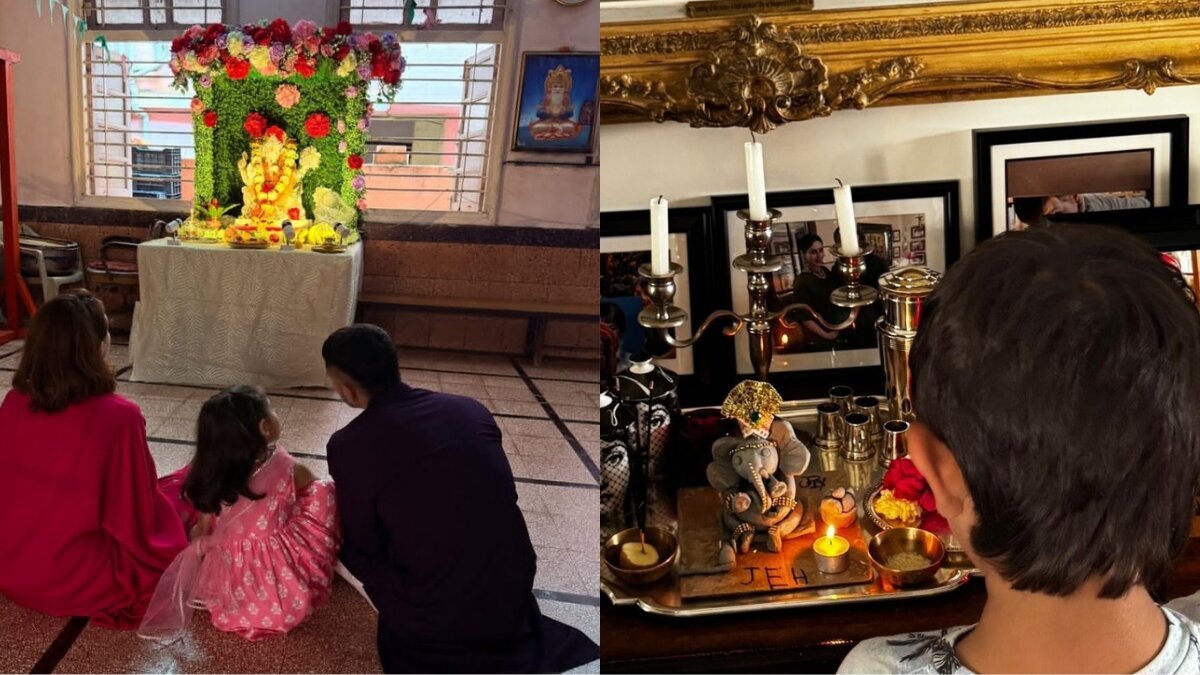 Kareena Kapoor celebrates Ganesh Chaturthi with Taimur; Soha Ali Khan joins with family rituals