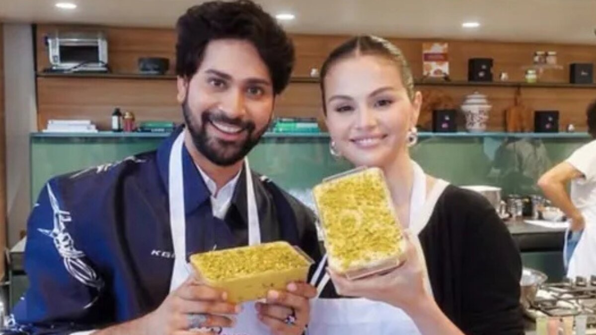 Ankush Bahuguna bakes tiramisu with Selena Gomez and Benny Blanco in Malibu