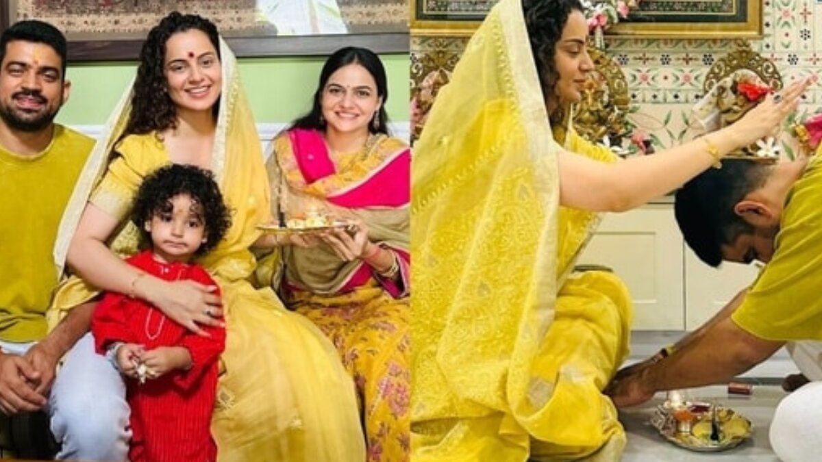 Kangana Ranaut marks Raksha Bandhan with heartfelt family celebrations