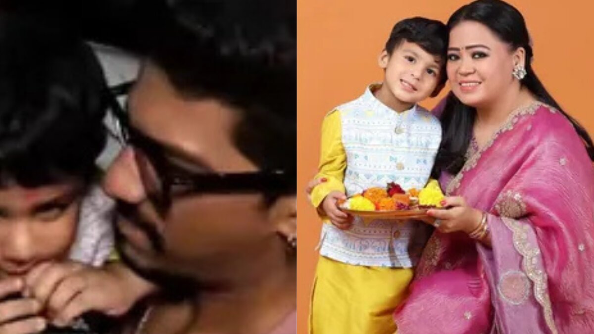 Bharti Singh’s son Gola wins hearts by asking paparazzi for chocolate during Ganesh Chaturthi celebrations