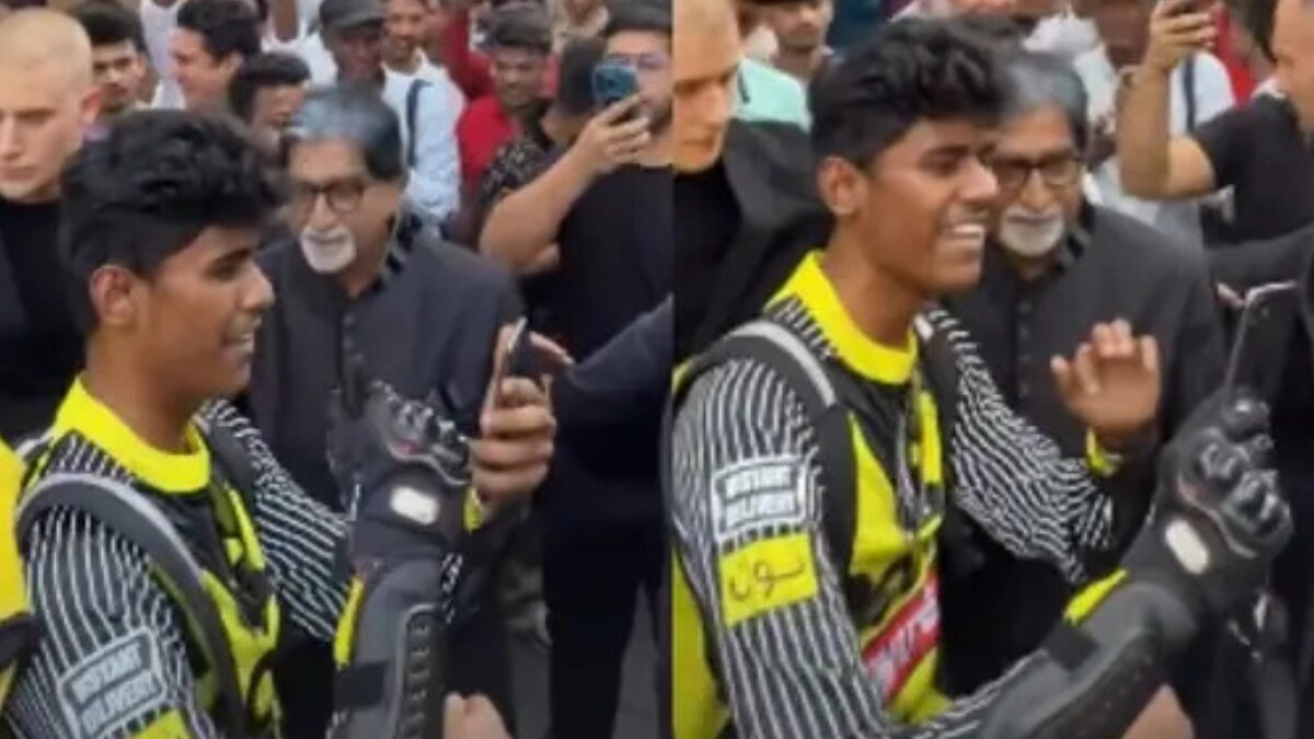 Amitabh Bachchan’s lookalike creates chaos in Dubai as fans rush for selfies