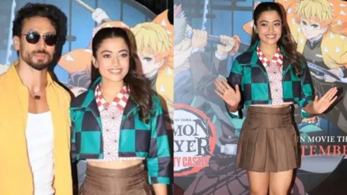 Rashmika Mandanna cosplays Tanjiro; Tiger Shroff surprises with simple look at Demon Slayer premiere