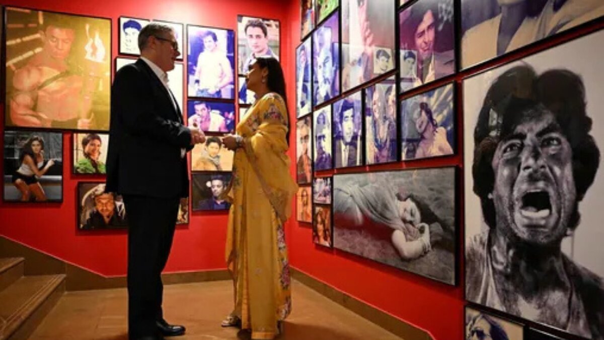 Rani Mukerji welcomes British PM Keir Starmer at YRF Studios during his Mumbai visit