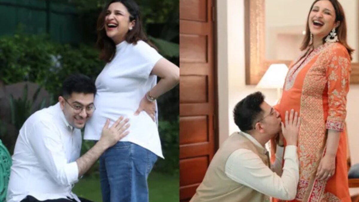 Raghav Chadha shares unseen pregnancy photos and a heartfelt note to wish Parineeti Chopra on her first birthday as a mom
