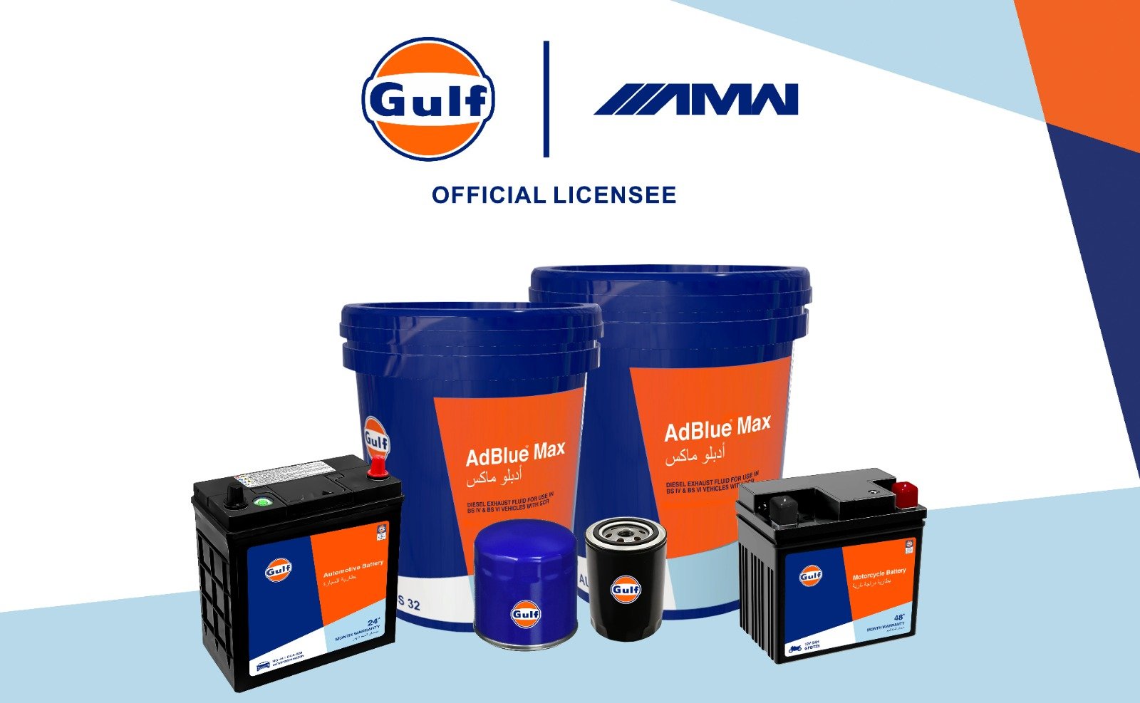 Gulf Oil International Ltd and AMW Global Enter in to a Major Licensing Partnership to Launch Gulf Auto Products Across Asia and Middle East.
