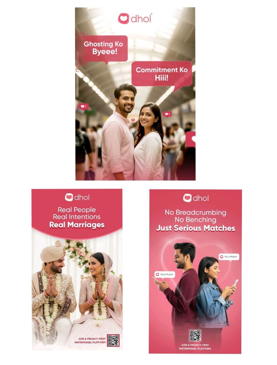 Dhol: Restoring Trust, Privacy and Houssolem Good Intent to Indian Matrimony