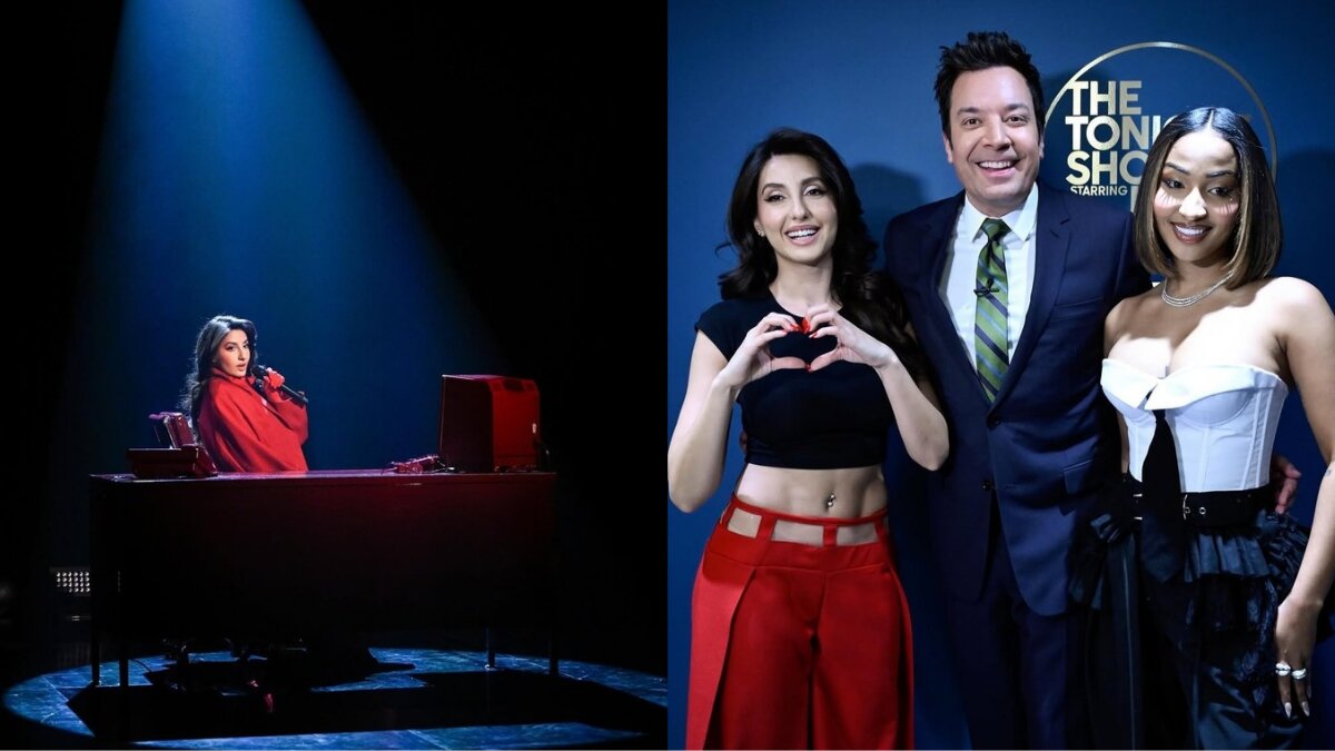 Nora Fatehi makes powerful debut on Jimmy Fallon with new single What Do I Know (Just A Girl)