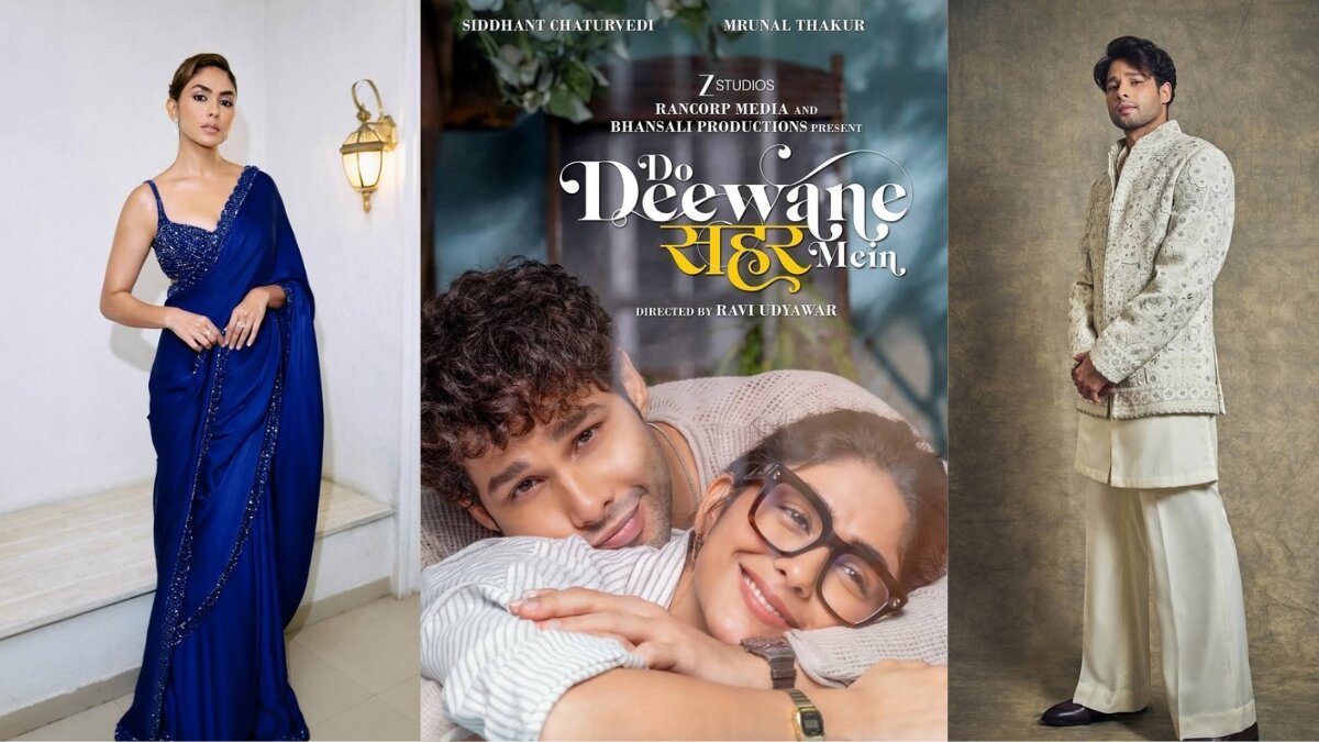 Siddhant Chaturvedi and Mrunal Thakur team up for Do Deewane Seher Mein; releasing on Valentine’s Day 2026