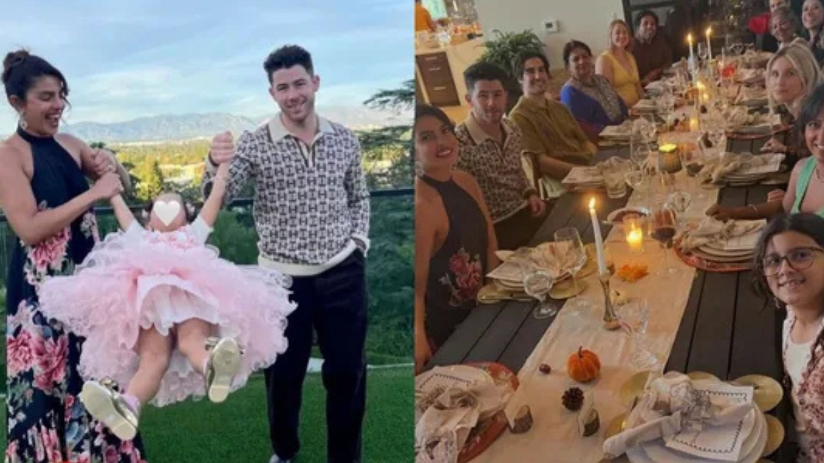 Priyanka Chopra enjoys cosy thanksgiving at home with Nick Jonas and Malti Marie; shares adorable family moments
