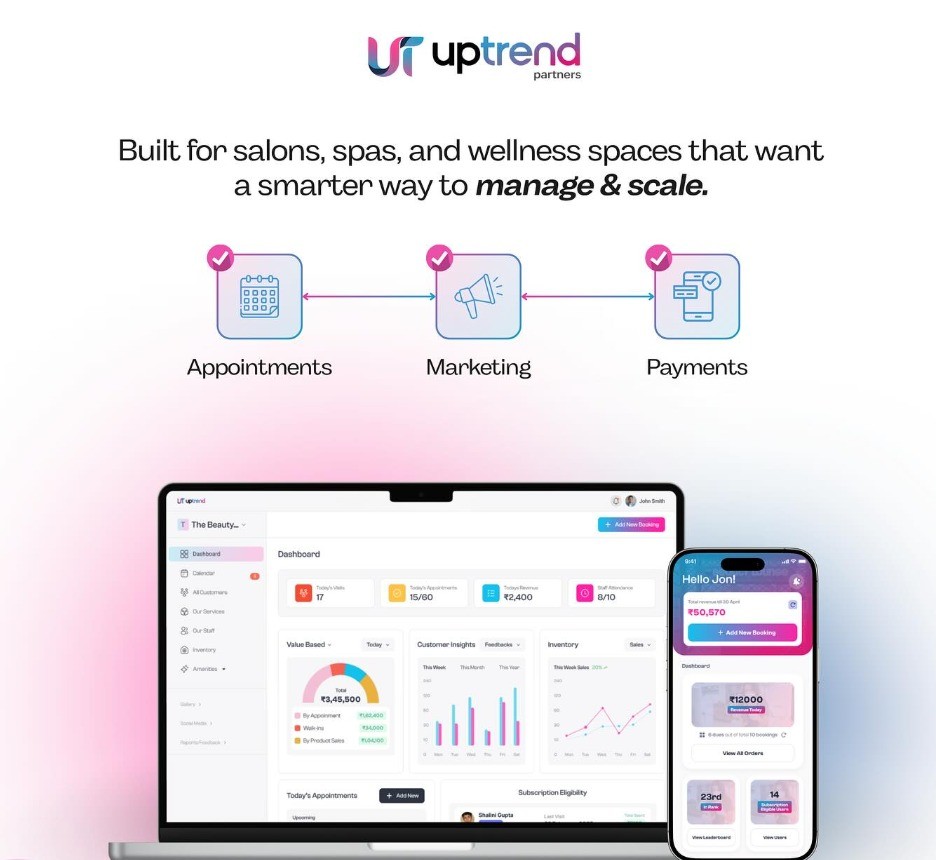 ‘Uptrend’ brings you a trusted beauty, grooming & wellness booking platform – ‘Keep Glowing, Keep Growing’