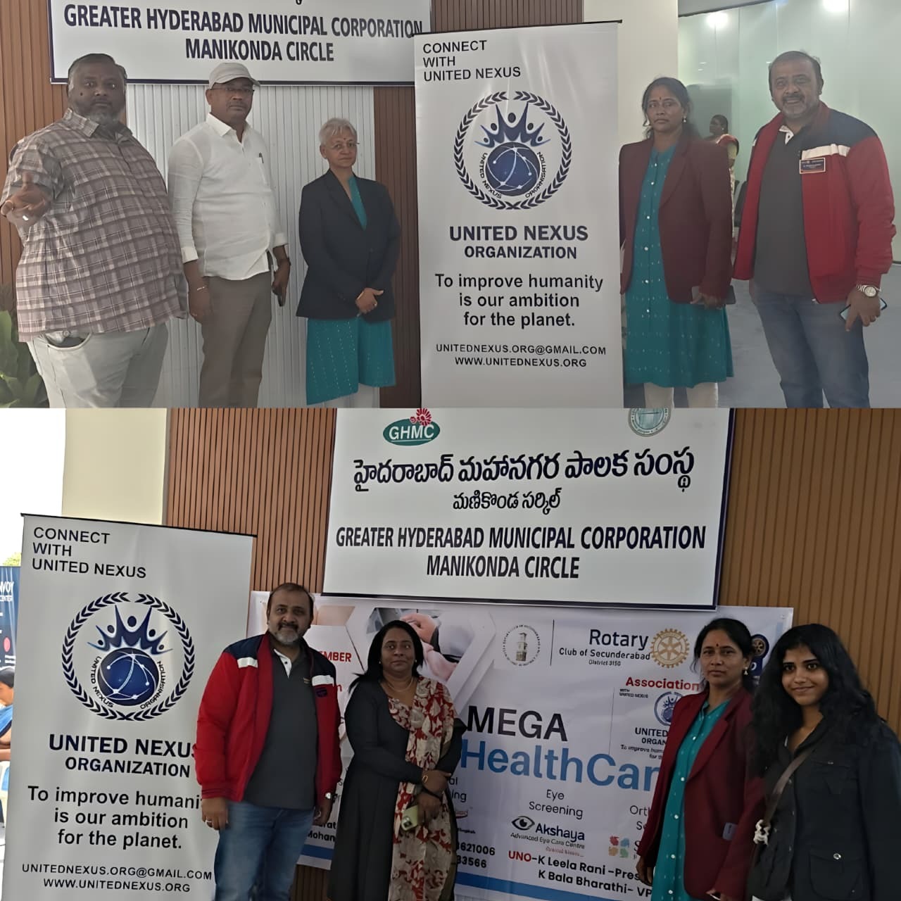 Mikki Koomar Leads Inclusive Development as United Nexus Organization and Rotary Club of Hyderabad Deliver Transformative Mega Health Camps