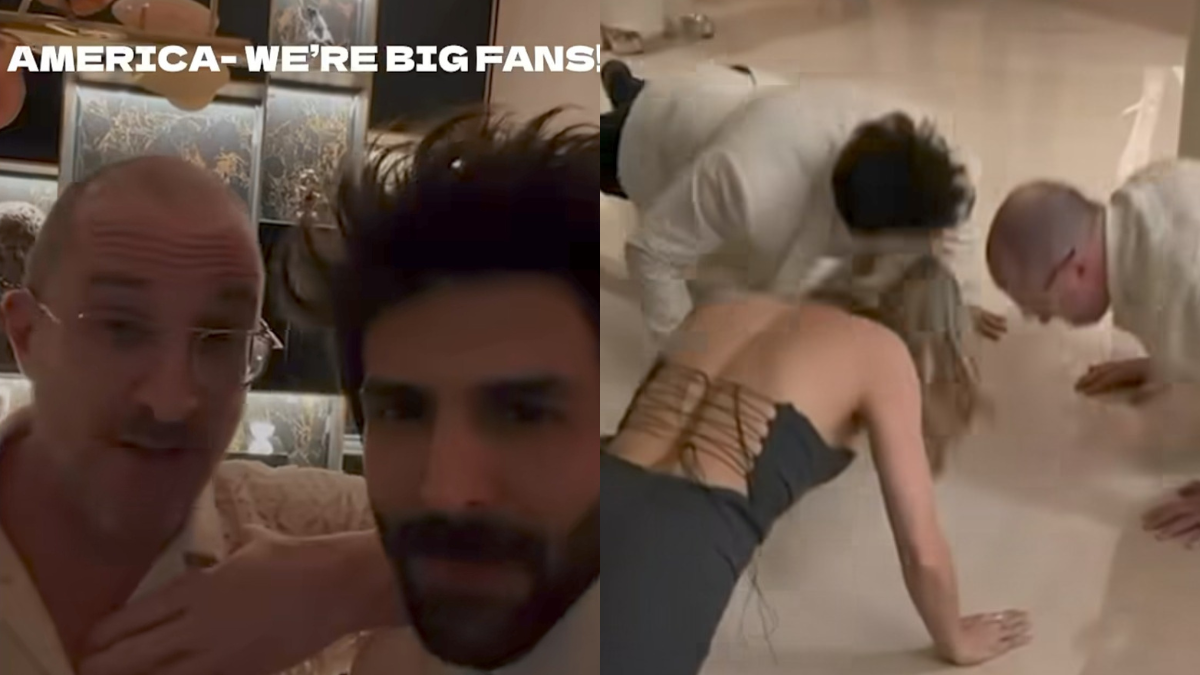 Kartik Aaryan drops playful video with Darren Aronofsky; leaves fans guessing about a future Hollywood project