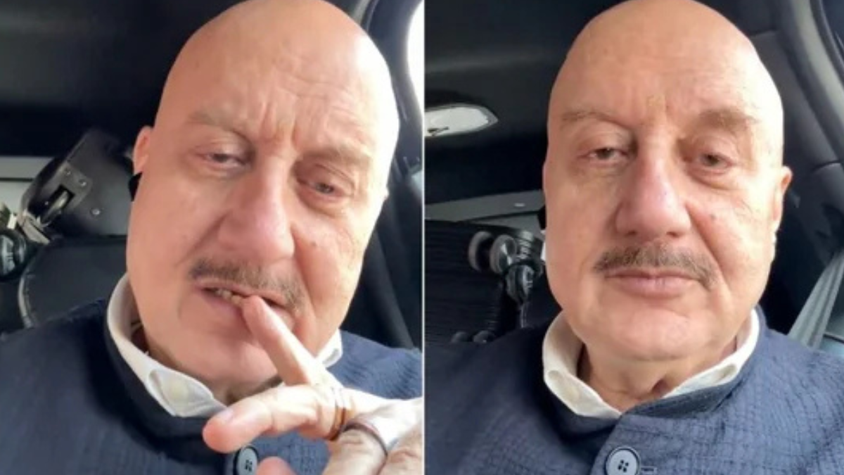 Anupam Kher reacts calmly after Varanasi–Khajuraho flight cancellation; chooses to make the most of the delay