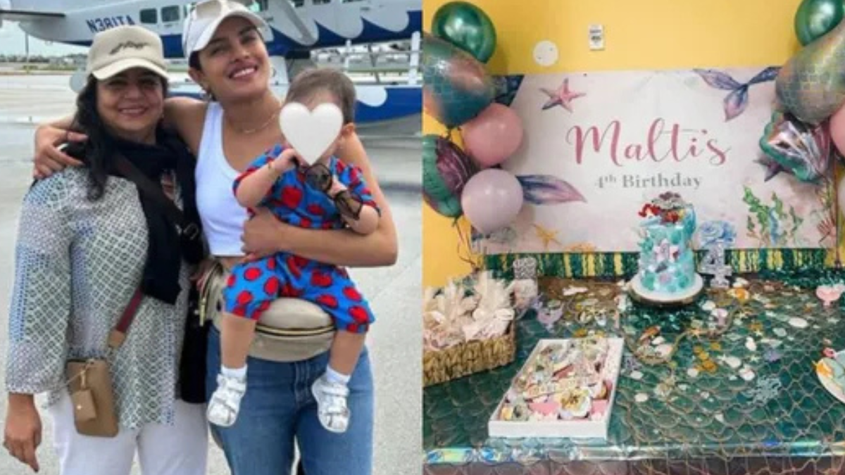 Priyanka Chopra and Nick Jonas celebrate daughter Malti’s fourth birthday with a mermaid-themed party