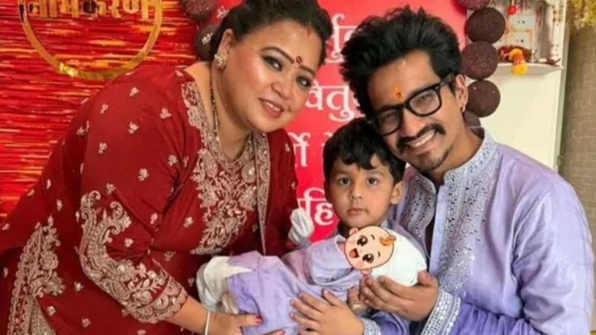Bharti Singh and Haarsh Limbachiyaa reveal second son’s name at namkaran ceremony