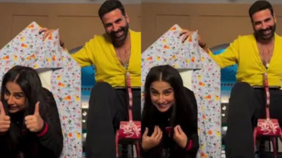 Akshay Kumar and Vidya Balan’s Bhool Bhulaiyaa-style wish makes Priyadarshan’s 69th birthday special